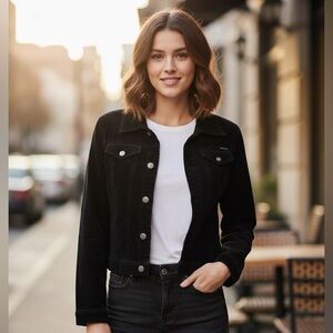 Women's Black Denim Jacket